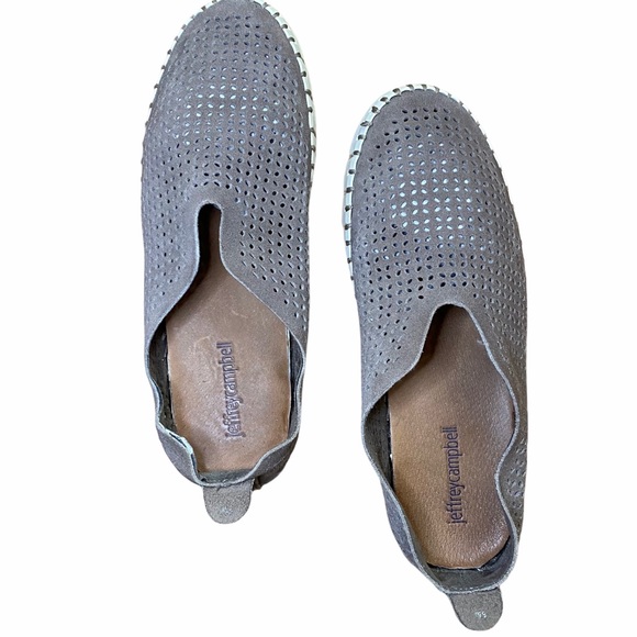 Jeffrey Campbell Tiles Perforated Suede Sneaker - Picture 8 of 11